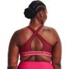imageUnder Armour Womens Crossback Mid Impact Sports BraBlack Rose 664Black Rose