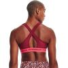 imageUnder Armour Womens Crossback Mid Impact Sports BraBlack Rose 664Black Rose