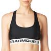imageUnder Armour Womens Crossback Mid Impact Sports BraBlackWhite