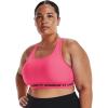 imageUnder Armour Womens Crossback Mid Impact Sports BraCerise 653Black
