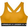 imageUnder Armour Womens Crossback Mid Impact Sports BraCruise Gold 588White