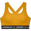 imageUnder Armour Womens Crossback Mid Impact Sports BraCruise Gold 588White