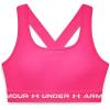 imageUnder Armour Womens Crossback Mid Impact Sports BraElectro Pink 695White
