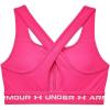 imageUnder Armour Womens Crossback Mid Impact Sports BraElectro Pink 695White