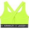 imageUnder Armour Womens Crossback Mid Impact Sports BraHighvis Yellow 731White