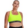 imageUnder Armour Womens Crossback Mid Impact Sports BraHighvis Yellow 731White