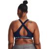 imageUnder Armour Womens Crossback Mid Impact Sports BraMidnight Navy 410White