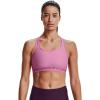 imageUnder Armour Womens Crossback Mid Impact Sports BraPlanet Pink Light Heather 680Pink Quartz