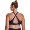 imageUnder Armour Womens Crossback Mid Impact Sports BraPurple Switch 570Club Purple