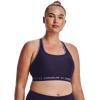imageUnder Armour Womens Crossback Mid Impact Sports BraPurple Switch 570Club Purple