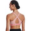 imageUnder Armour Womens Crossback Mid Impact Sports BraRetro Pink Light Heather 676Beta