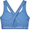 imageUnder Armour Womens Crossback Mid Impact Sports BraRiver Light Heather 488White