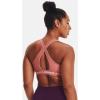 imageUnder Armour Womens Crossback Mid Impact Sports BraStardust Pink Light Heather 649White