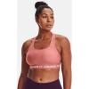 imageUnder Armour Womens Crossback Mid Impact Sports BraStardust Pink Light Heather 649White