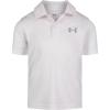 imageUnder Armour Baby Boys Short Sleeve Ua Match Polo Collared Shirt Chest Logo Soft ampamp ComfortableWhite  Core
