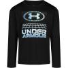 imageUnder Armour Boys Short Sleeve Shirt Crewneck Lightweight and BreathableBlack Digital