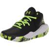 imageUnder Armour Kids Grade School Jet 21 Basketball Shoe009 BlackWhiteLime Surge