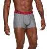 Jet Gray Light Heather (010)/Red
