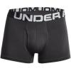 imageUnder Armour Mens 3Pack Performance Cotton Boxer Brief 3quot Inseam AllDay Comfort ampamp UltraSoftJet Gray  Pitch Gray  Mod Gray