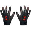 imageUnder Armour Mens F9 Nitro Novelty Football Gloves002 Black  Gray Void  Metallic Gun Metal