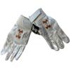 imageUnder Armour Mens F9 Nitro Novelty Football Gloves103 White  White  Metallic Copper