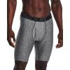 imageUnder Armour Mens Multipack Performance Tech Mesh Boxerjock Brief 6quot Inseam Allday Comfort013 Jet Gray Light Heather   Pitch Gray