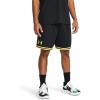 imageUnder Armour Mens Perimeter Basketball Shorts002 Black   Metallic Gold