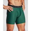 imageUnder Armour Mens Tech 6inch Boxerjock 1PackSaxon Green 386Black