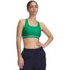 imageUnder Armour Womens Crossback Mid Impact Sports Bra305 Team Kelly Green   White