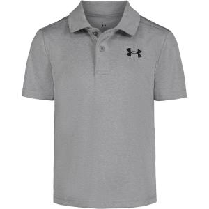 imageUnder Armour Baby Boys Short Sleeve Ua Match Polo Collared Shirt Chest Logo Soft ampamp ComfortableSteeltwist