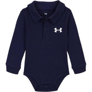 imageUnder Armour Boys Newborn UA Polo BodysuitMidnight Navy  Long Sleeve