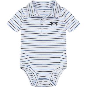 imageUnder Armour Boys Newborn UA Polo BodysuitWhite  Core