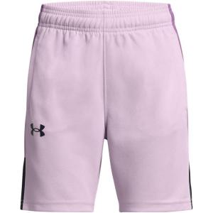 imageUnder Armour Girls Baseline Basketball Shorts543 Purple Ace  Provence Purple  Black