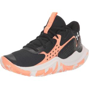 imageUnder Armour Kids Grade School Jet 23 Basketball Shoe003 BlackBubble PeachWhite