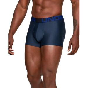imageUnder Armour Mens 1Pack Performance Tech Boxerjock Brief 3quot Inseam AllDay Comfort ampamp UltraSoftAcademy Blue 408Royal
