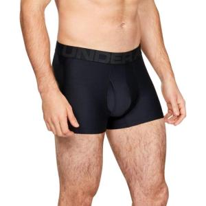 imageUnder Armour Mens 1Pack Performance Tech Boxerjock Brief 3quot Inseam AllDay Comfort ampamp UltraSoftBlack 001Pitch Gray