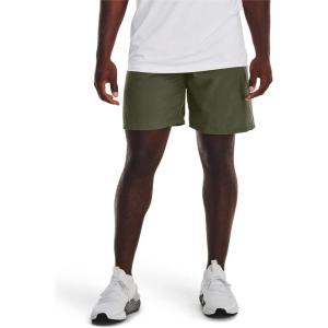 imageUnder Armour Mens AcademySteel UA Woven Graphic Modern Low Rise MultiSport Short390 Marine Od Green   White