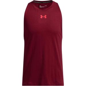 imageUnder Armour Mens Baseline Cotton Tank625 Cardinal   Racer Red
