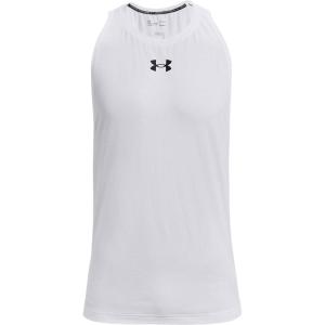 imageUnder Armour Mens Baseline Cotton TankWhite 100Black