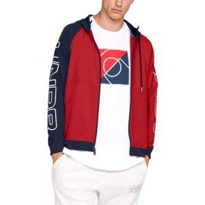 imageUnder Armour Mens Baseline Full Zip Woven JacketRed