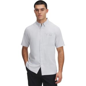 imageUnder Armour Mens Drift Tide 20 ShortSleeve TShirt015 Halo Gray   Steel