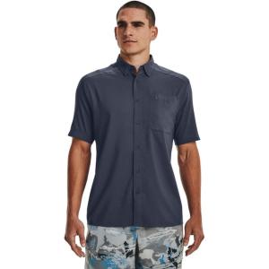 imageUnder Armour Mens Drift Tide 20 ShortSleeve TShirt044 Downpour Gray   Gravel