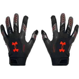 imageUnder Armour Mens F9 Nitro Novelty Football Gloves001 Black  Castlerock  Atomic