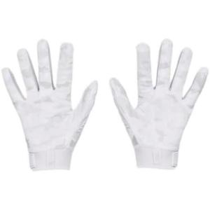 imageUnder Armour Mens F9 Nitro Novelty Football Gloves106 White  Royal  Red
