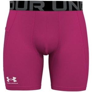 imageUnder Armour Mens HeatGear Compression Shorts622 Virtual Pink   White