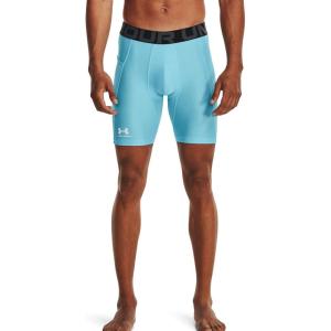 imageUnder Armour Mens HeatGear Compression Shorts914 Sky Blue   White