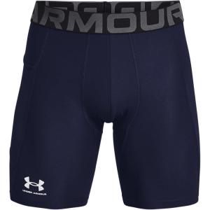 imageUnder Armour Mens HeatGear Compression ShortsMidnight Navy 410White