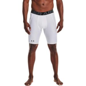 imageUnder Armour Mens HeatGear Long Shorts101 White   Black