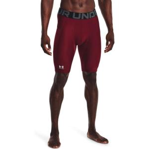 imageUnder Armour Mens HeatGear Long Shorts625 Cardinal   White