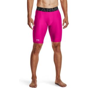 imageUnder Armour Mens HeatGear Long Shorts654 Tropic Pink   White
